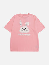 3D Rabbit Embroidery Tee